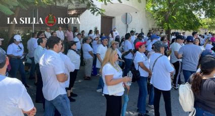 Trabajadores del PJF se manifiestan frente a Casa Tamaulipas; magistrados y jueces en paro