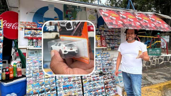 Trasforma puesto de periódicos, en local de venta de carritos de colección 