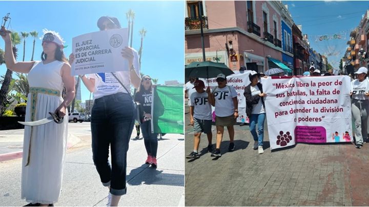 Marchan en al menos 11 estados en contra de la reforma judicial
