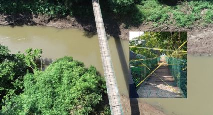 ¿Por qué clausuraron el puente colgante de Jamapa?