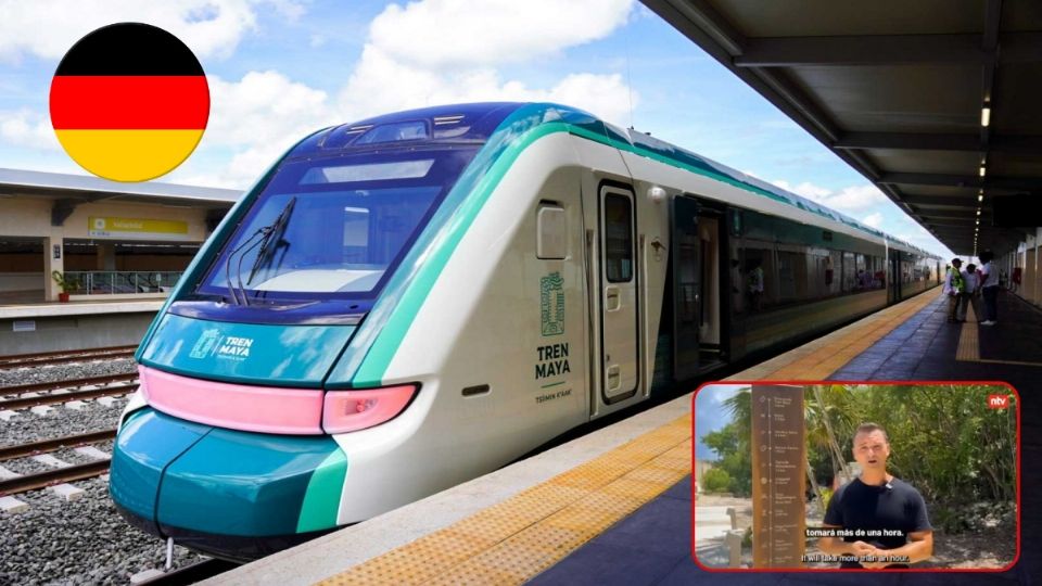 La mega obra del Tren Maya sigue generando reacciones, esta vez la televisora alemana “n-tv” viajó a Quintana Roo a documentar la mega obra estandarte del gobierno