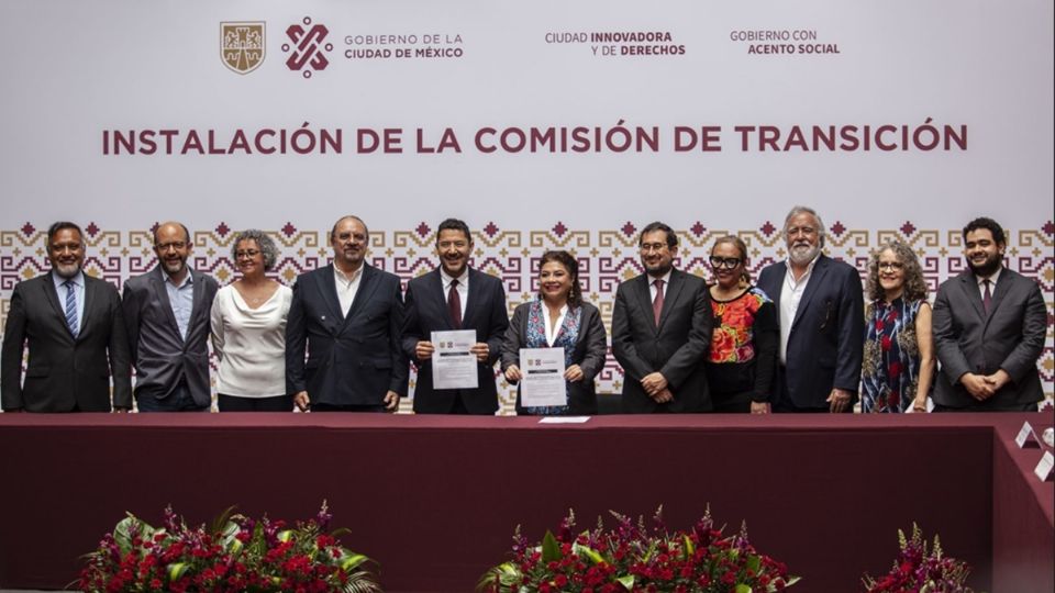 Instalación de la Comisión de Transición entre Brugada y Batres