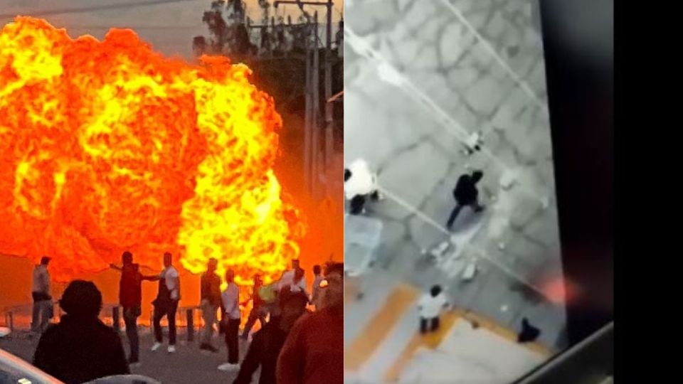 Patrullas incendiadas y policías heridos tras enfrentamiento en Puebla.