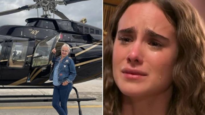 La casa de los famosos México 2: Mamá de Gala Montes se sube a un helicóptero para lanzarle a su hija rosas y peluches por su cumpleaños