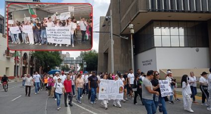 Protesta contra Reforma Judicial: Estudiantes y trabajadores en Nuevo León realizan marcha