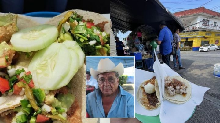 ¿Quién es Don Marcos, dueño de los tacos callejeros más famosos de Xalapa?