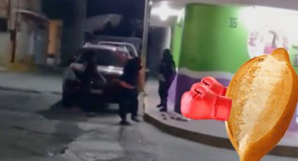 Bolillos salen volando por riña, los recoge y se los llevan | VIDEO