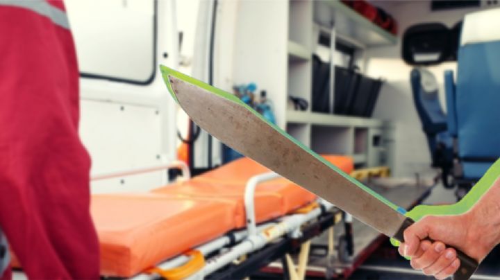 Hombre ataca con arma blanca a su compañero en Tulancingo