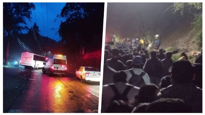 Deslaves obstruyen vialidades en Huixquilucan