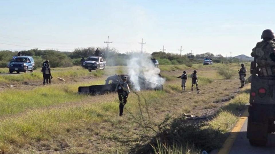 De los 8 muertos, seis de ellos fueron encontrados calcinados en una camioneta.