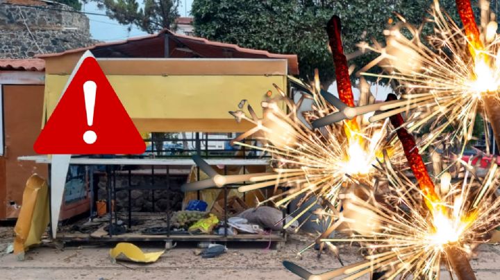 Explosión de pirotecnia en Ajacuba deja 2 personas lesionadas I Fotos