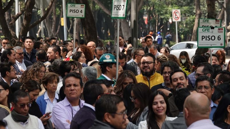 Simulacro nacional que conmemora los sismos de 1985 y 2017