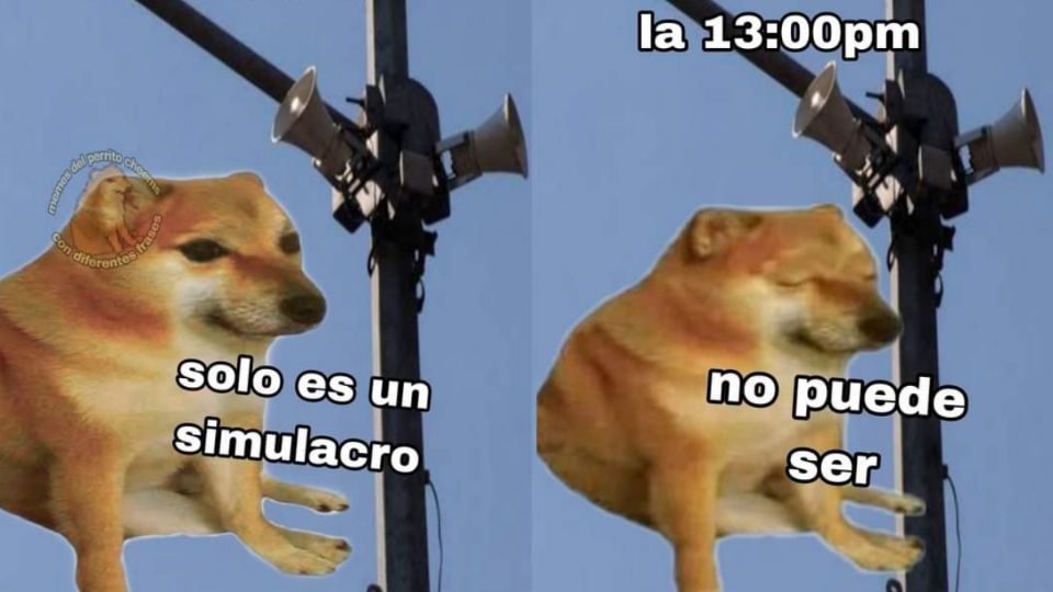 En redes sociales se difundieron los mejores memes sobre el simulacro del 19S