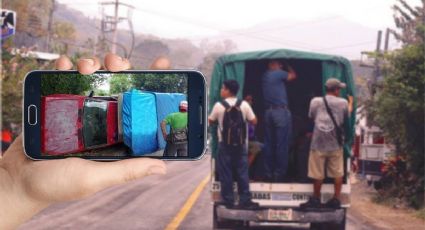 Vuelca camioneta usada como transporte comunitario en Huejutla; hay heridos