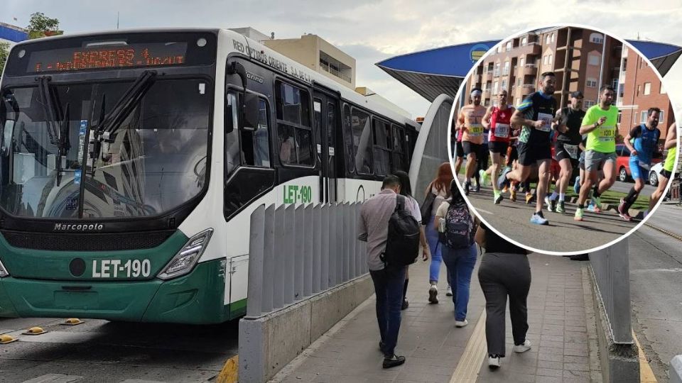 Durante 8 horas diversas rutas de transporte público serán modificadas.
