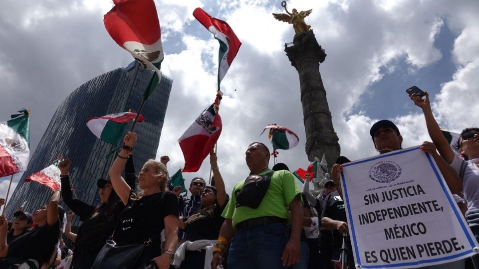 Protestas contra la reforma judicial