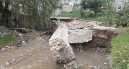 Puente derribado por las lluvias en Naucalpan, lleva semanas sin reparación