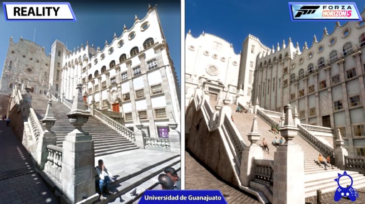 La Universidad de Guanajuato se ve más bonita en Forza Horizon que en la vida real