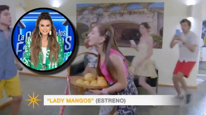 Así reaccionó Mariana Echeverría al ver su capítulo de La Rosa de Guadalupe, "Lady Mangos"