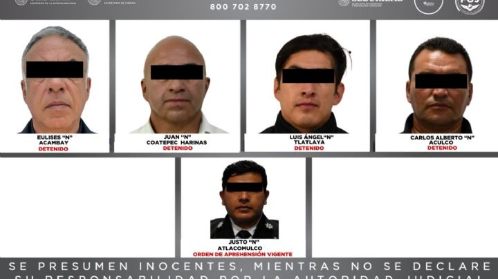 Detienen a comisarios de Seguridad en Edomex por vínculos con la delincuencia organizada