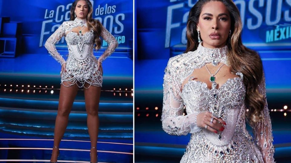 La conductora causó sensación con su vestido en la final de 'LCDLFM2'.