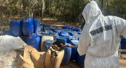 Laboratorio clandestino es desmantelado en Culiacán, Sinaloa