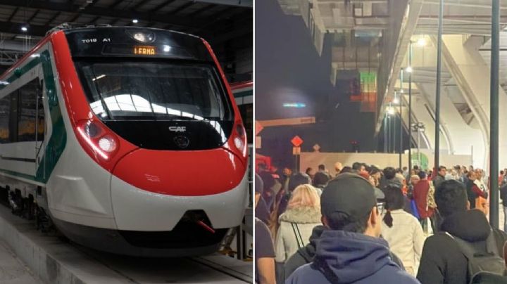 Tren Interurbano "El Insurgente" deja varados a sus usuarios en la oscuridad