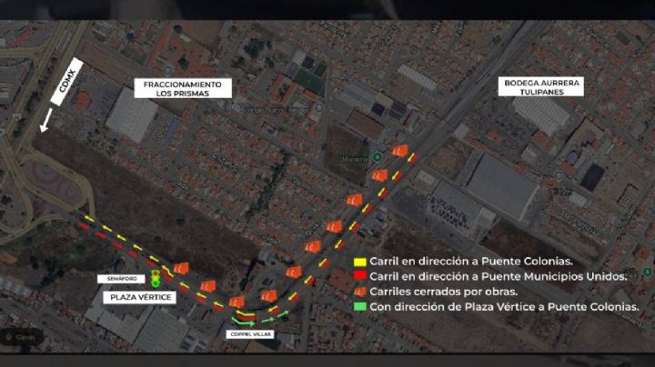 Cerrarán nuevo tramo en este bulevar de Pachuca; siguen las obras