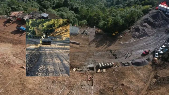 Avanzan trabajos para reapertura de autopista Orizaba-Puebla, en la zona de El Mirador