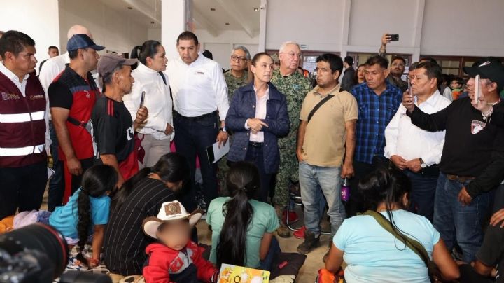 "No había ninguna condición meteorológica que indicara lluvia de esta magnitud": Sheinbaum
