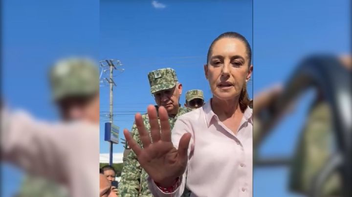 Claudia Sheinbaum llega a Veracruz y encara los reclamos por personas afectadas por inundaciones