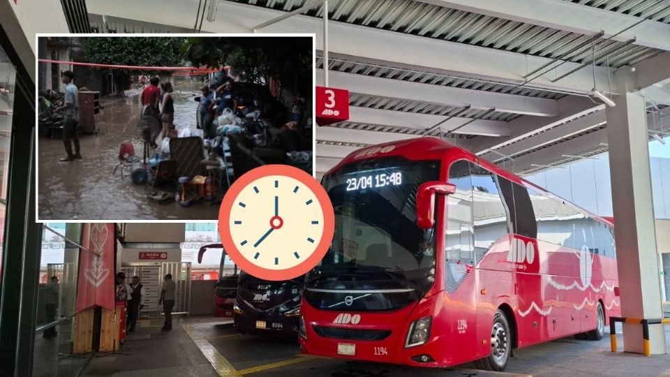 El único viaje en ADO desde CDMX a 4 municipios del norte de Veracruz afectados por lluvias