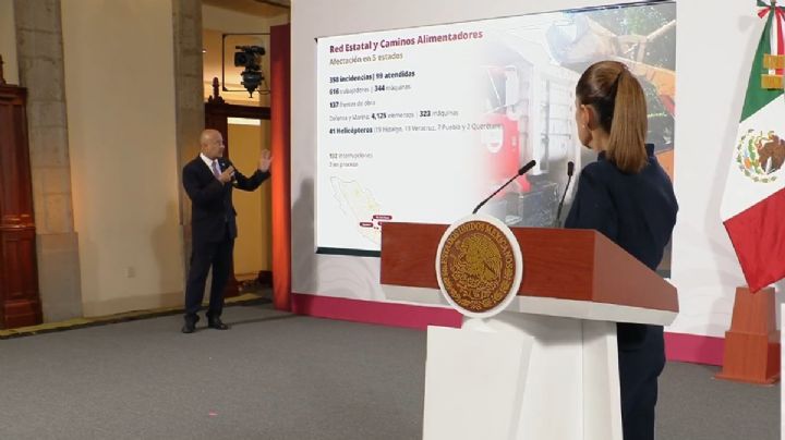 SICT reporta 98% de avance en la rehabilitación de carreteras tras lluvias