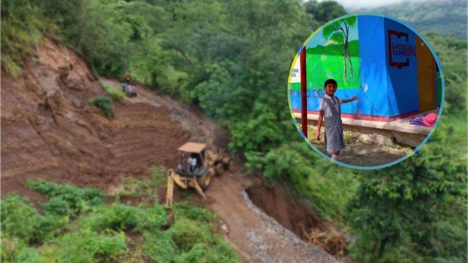 Yareli quiere ser astrónoma, pero por las lluvias quedó incomunicada