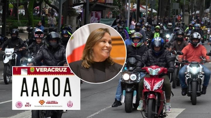 Desde octubre ya es obligatorio el reemplacamiento de motos en Veracruz: Nahle