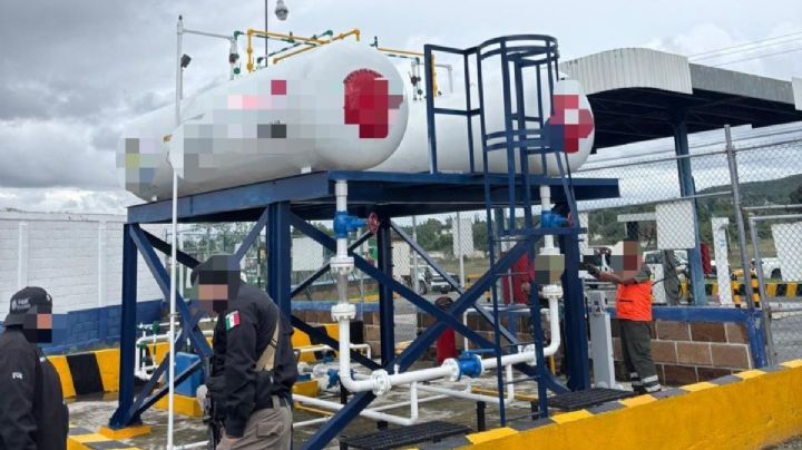 FGR asegura 6,000 litros de gas LP por medio de cateo en Actopan