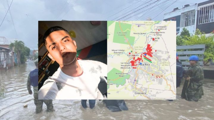 Joven de Poza Rica crea página web para monitorear calles y avenidas afectadas por inundación