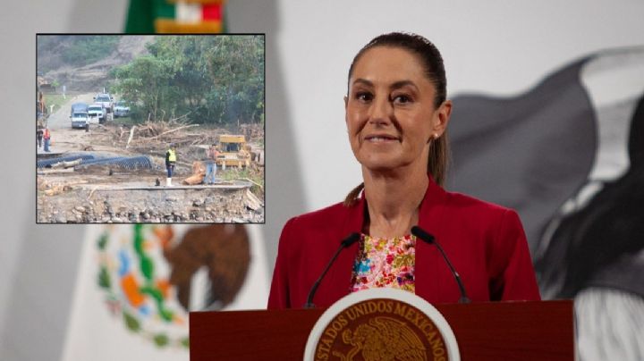 Claudia Sheinbaum confirma paso a Ilamatlán tras afectaciones por inundación
