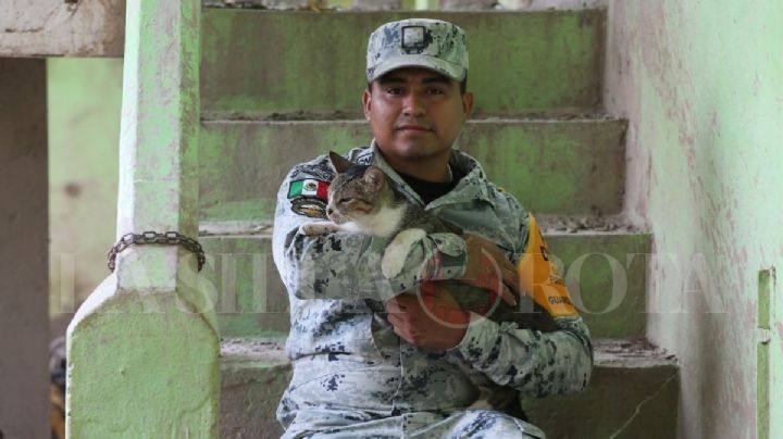 Tuve la suerte de ayudar a los míos: Soldado con familia damnificada en Álamo