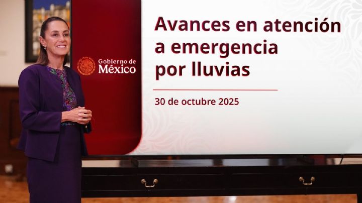 Más de 99 mil familias afectadas por las lluvias ya recibieron apoyo: Sheinbaum