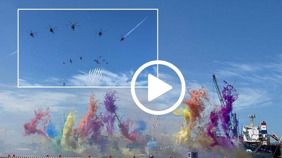 Despliegue de Poder Naval: así fue el desfile para conmemorar 204 Años de la Armada de México