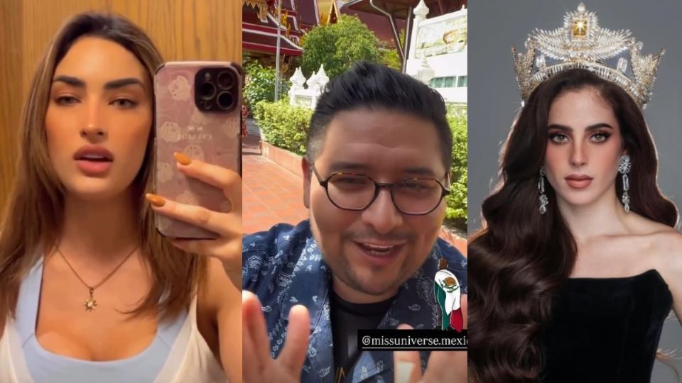 Michelle Domínguez (izq) acusa a Jorge Figueroa de violencia mientras Fátima Bosch concursa en Tailandia