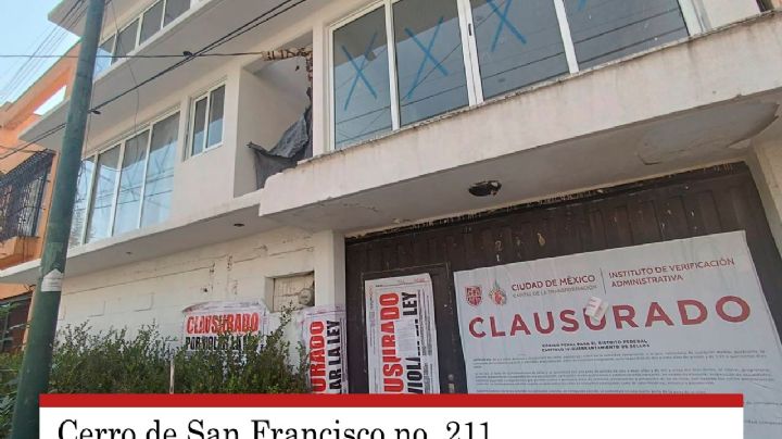 Clausura Coyoacán obras ilegales