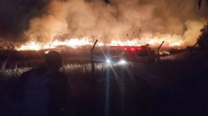 Teotihuacán: se registró fuerte incendio en zona arqueológica