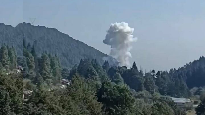 Explota taller de pirotecnia en La Viga, en Huixquilucan; hay una persona muerta y 6 heridos