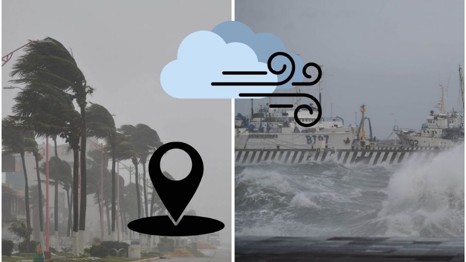 Los 5 municipios de Veracruz donde entrará el norte de hasta 105 km/h el lunes 10 de noviembre