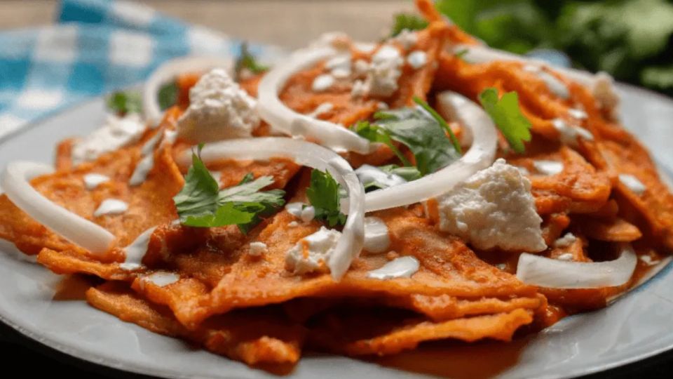 Chilaquiles rojos
