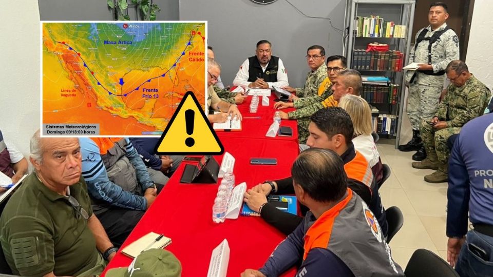 Sheinbaum instala Puesto de Comando en Veracruz ante entrada de Frente Frío 13