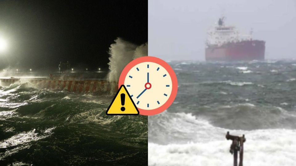 A esta hora ingresará el frente frío 13 a los puertos de Veracruz, Tuxpan y Coatzacoalcos