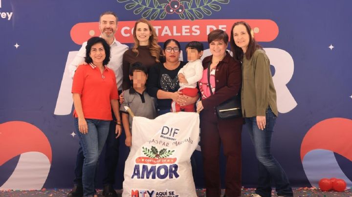 Monterrey entrega Costales de Amor a familias vulnerables